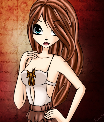 Кетрин. Новый стиль рисования *-*