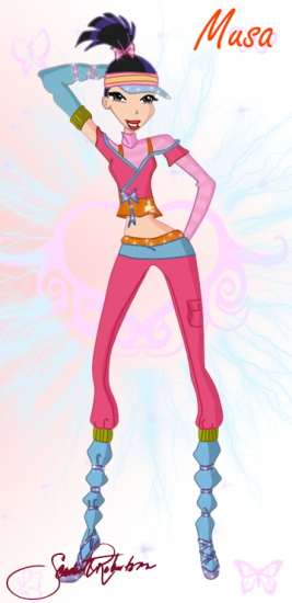 Муза спортивный стиль