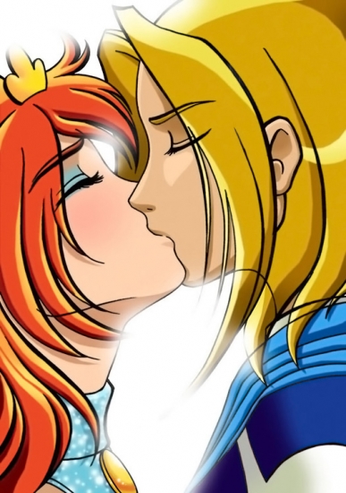 Поцелуй Блум и Ская, автор Evgenia25