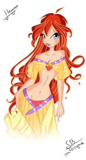 Обработка рисунка Fantazyme.Автор ksenya12345