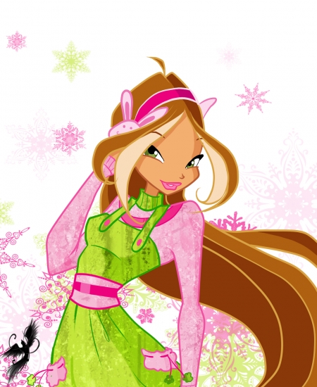Flora winter costyme