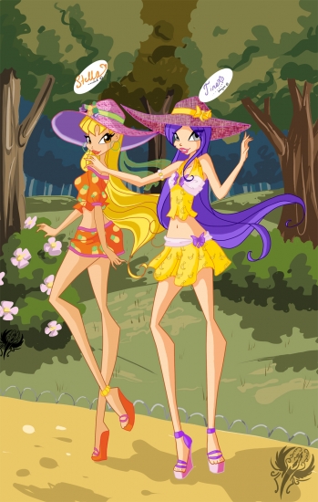 Stella and Tine/Стелла и Тайн by fantazyme