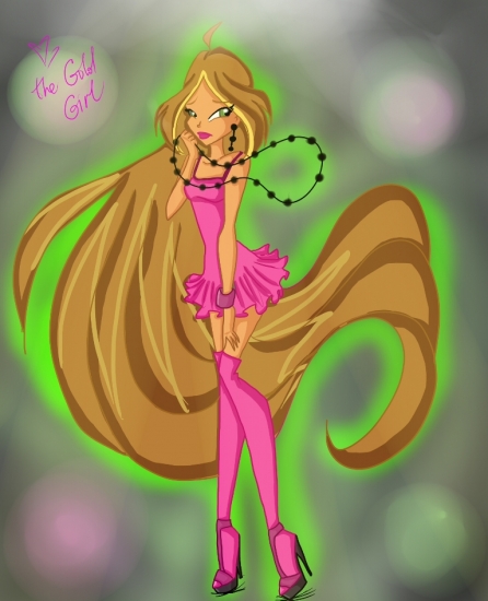 Flora by the gold girl
