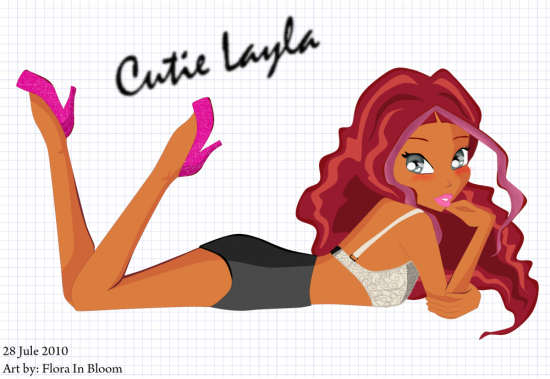 Лэйла в стиле Pin-up
