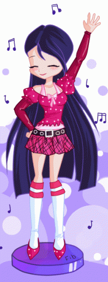 Анимированная фигурка Музы