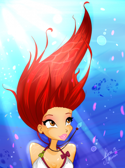 Underwater fire