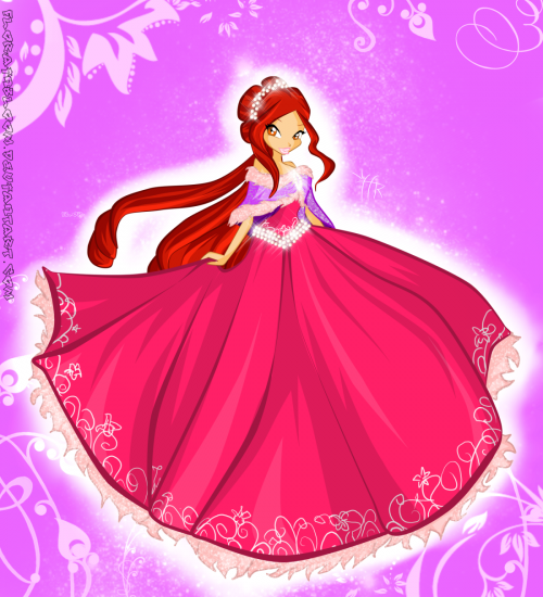 Найла в зимнем платье