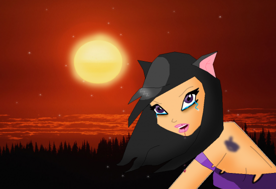 Рассвет после полнолуния...