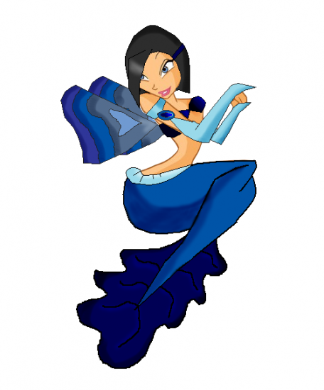 Звёздочка русалка...