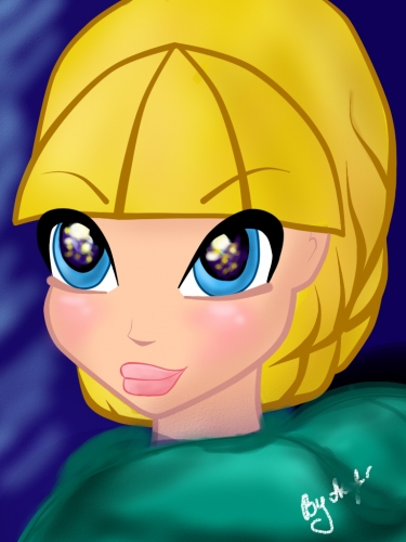 Зеленый шарф