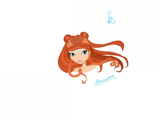 Прическа Василисы в Энчантиксе.