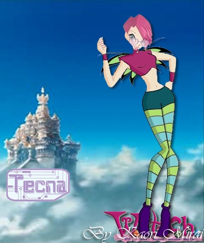Текна в стиле чародеек WITCH, автор Kaori Mirai