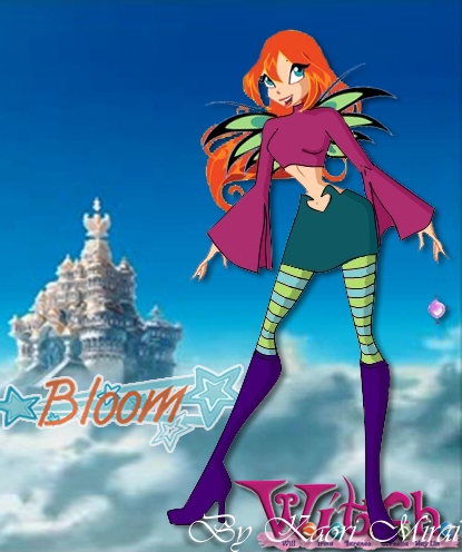 Блум в стиле чародеек WITCH, автор Kaori Mirai