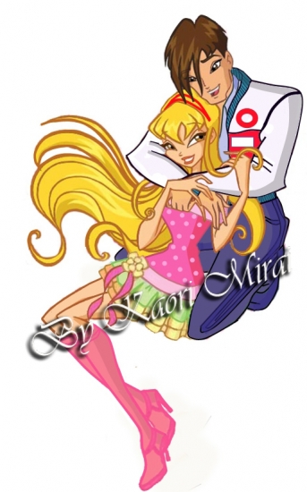 Брендон и Стелла в нарядах 4 сезона, автор Kaori Mirai