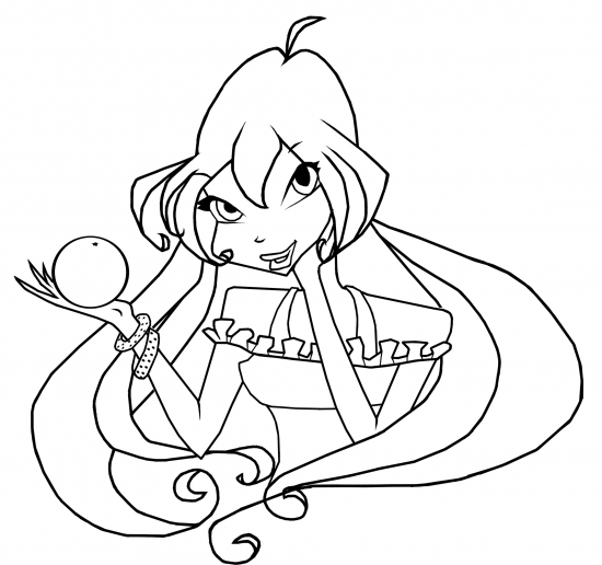 Line art Блум от Karino4ka1996