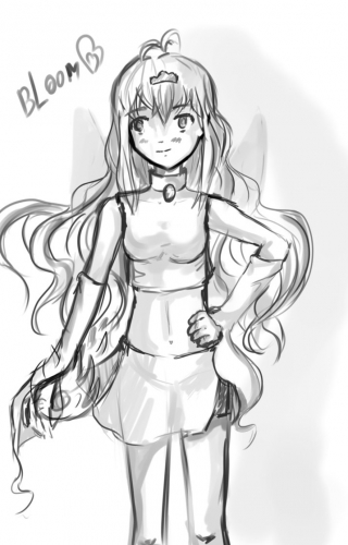 Блум зарисовочка