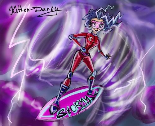 Ураганный скайсёрфинг))