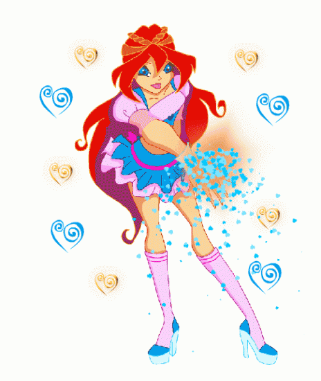 Блум анимация