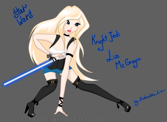 Knight Jedi Liz McGrayin