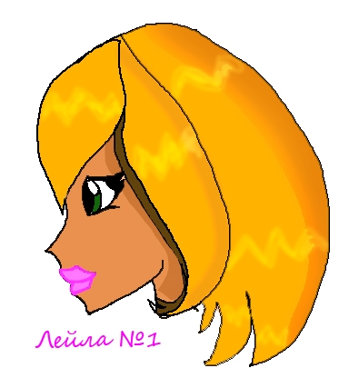 Катрин в профиль