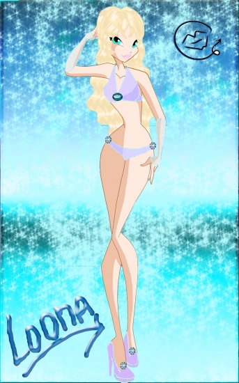 Фанарт в стиле Винкс Луна