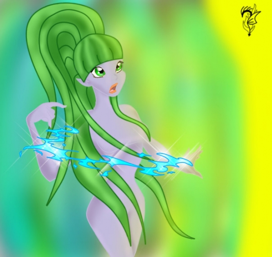 Ка-анж колдует хD