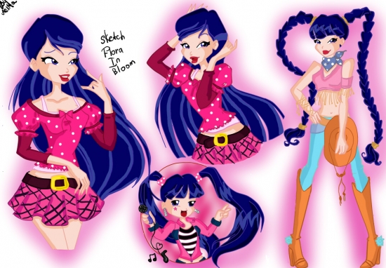 Musa.Sketch FloraInBloom.By Aelita