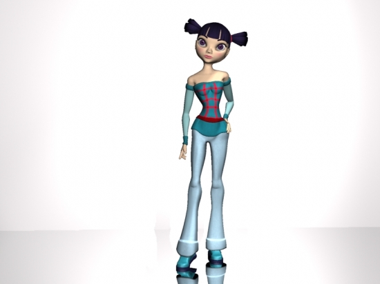 Фанарт 3 D модель Музы