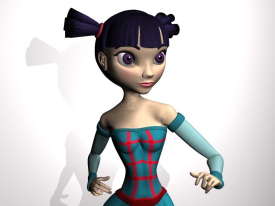 Фанарт 3 D модель Музы