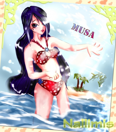 Musa on the beach