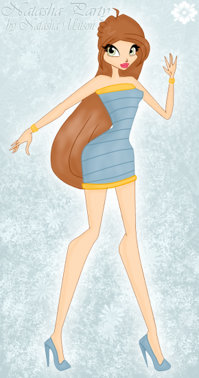 Natasha Party dress by Natasha Uitson.