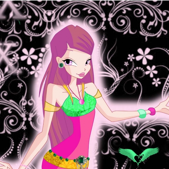 Рокси в платье))