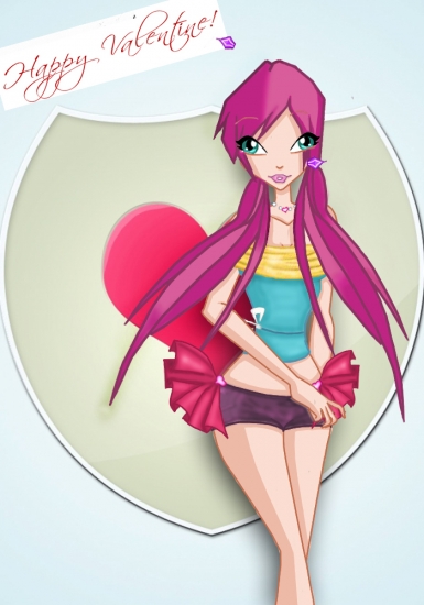 Текна ко дню Святого Валентина.