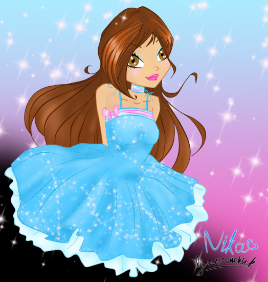 Ника в платье