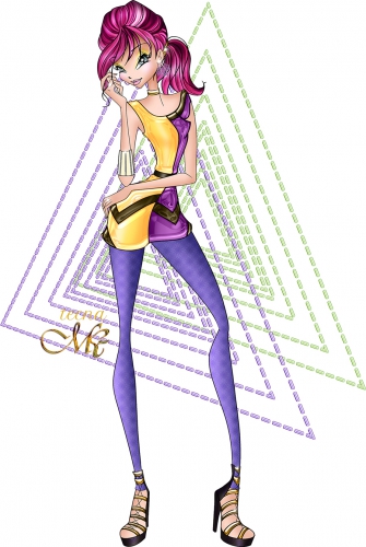 Винкс 7 сезон Техна в наряде для путешествий во времени