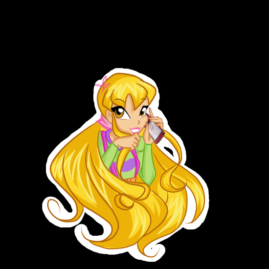 Стелла с телефоном