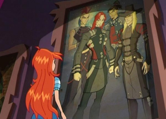 Блум рассматривает картину чернокружников