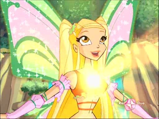 Стелла использует магию софикса