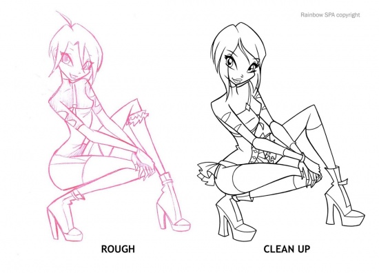 Потрясающий арт Техны 4 сезон, от официальных художников Винкс