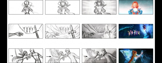 От эскизов к 3d, концепт арт для первого фильма винкс