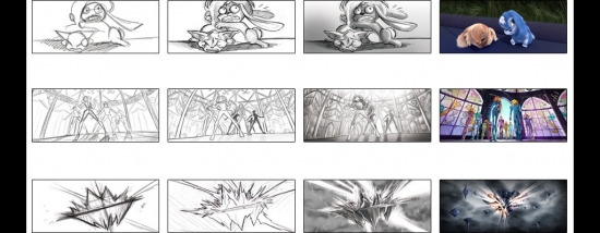 От эскизов к 3d, концепт арт для первого фильма винкс