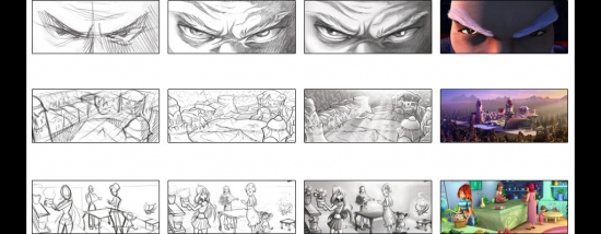 От эскизов к 3d, концепт арт для первого фильма винкс