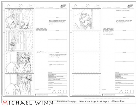 Раскадровка серий winx