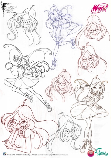 Концепт арт Флоры