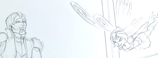 Блум в Биливиксе и Оритель, набросок