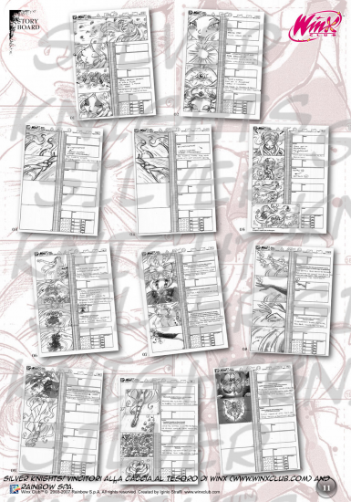 Раскадровка серии Винкс с флорой