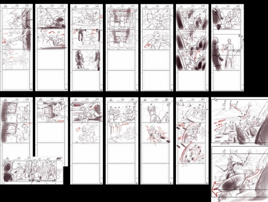 Раскадровка серий 4 сезона Винкс