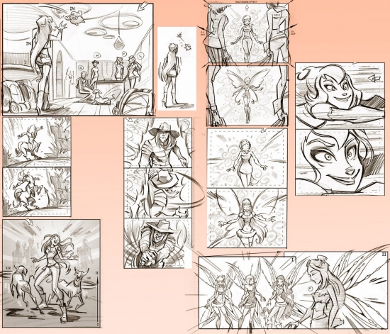 Винкс 4 сезон, новые рисунки разработчиков