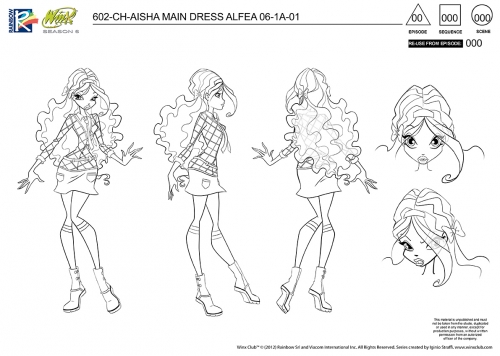 Концепт арт Лейлы к 6му сезону Винкс