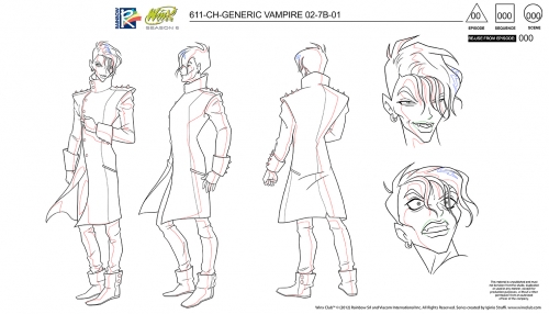 Концепт арт Вампира к 6му сезону Винкс